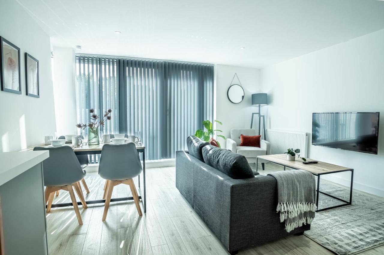 Modern Luxe 1 & 2 Bed Apts Near Granby Plaza By Sojo Stay เลสเตอร์ ภายนอก รูปภาพ